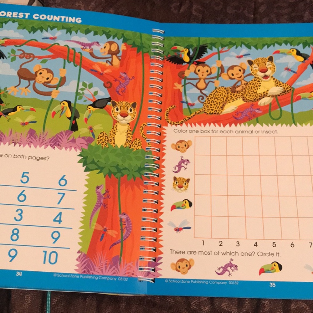 School Zone - Kindergarten Write & Reuse Workbook - Early Math, and More - Picture 12 of 12